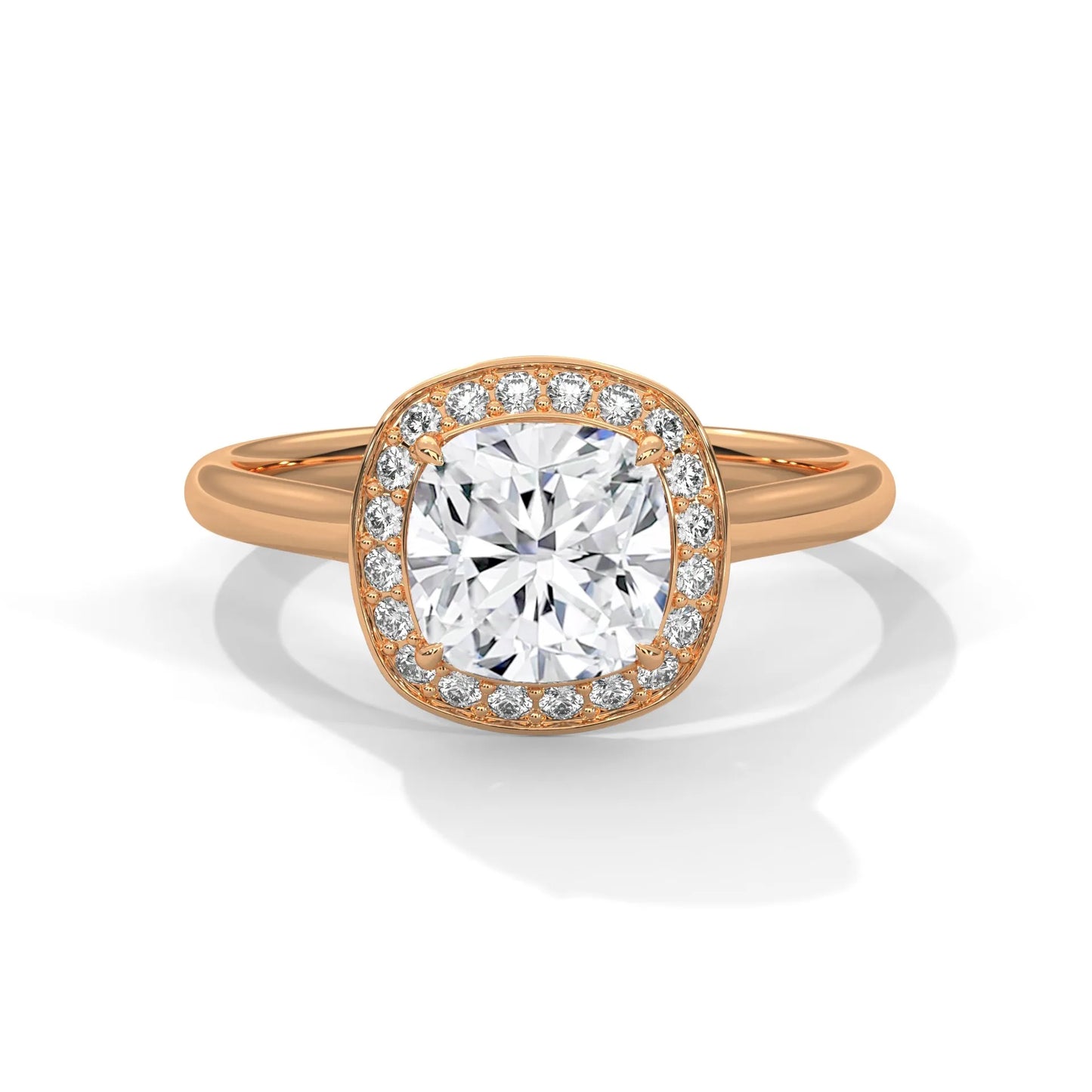 2.20ctw cushion cut moissanite halo solitaire ring 925 sterling silver engagement band