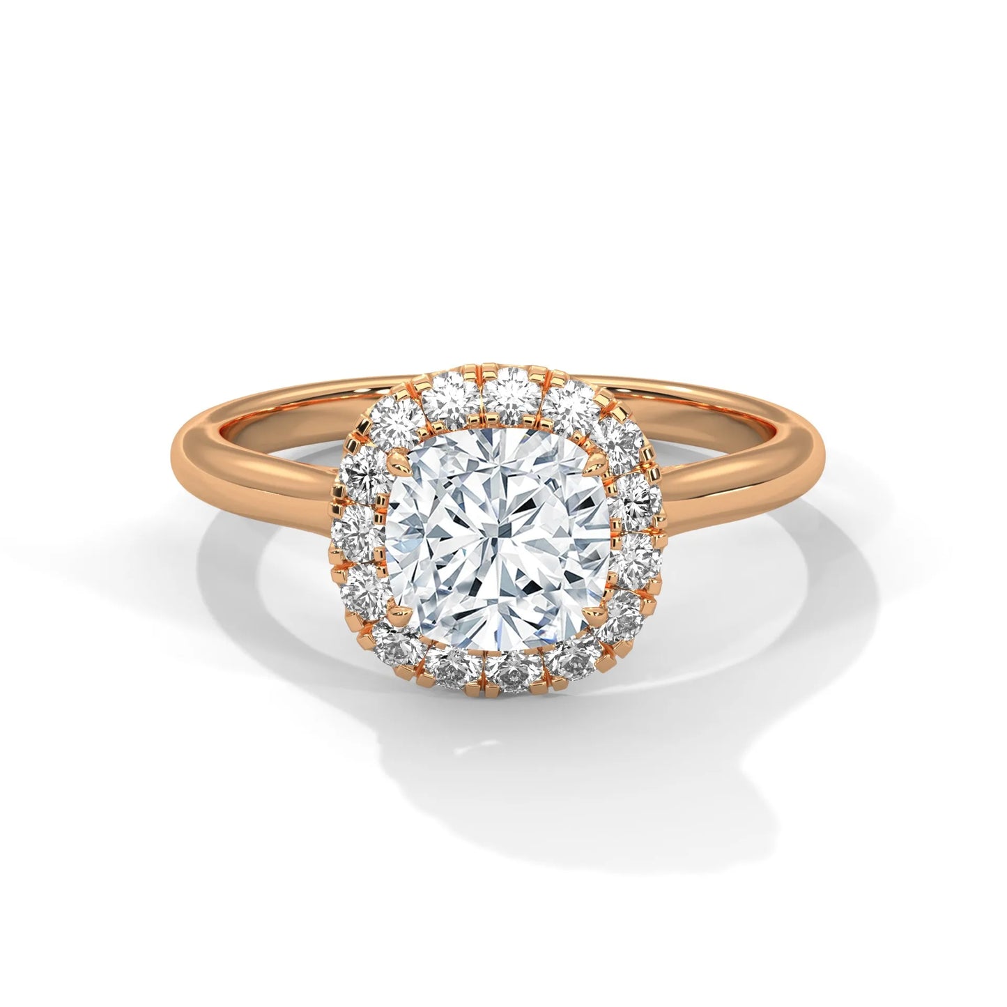 2.0ct cushion cut moissanite halo solitaire ring 925 sterling silver engagement band