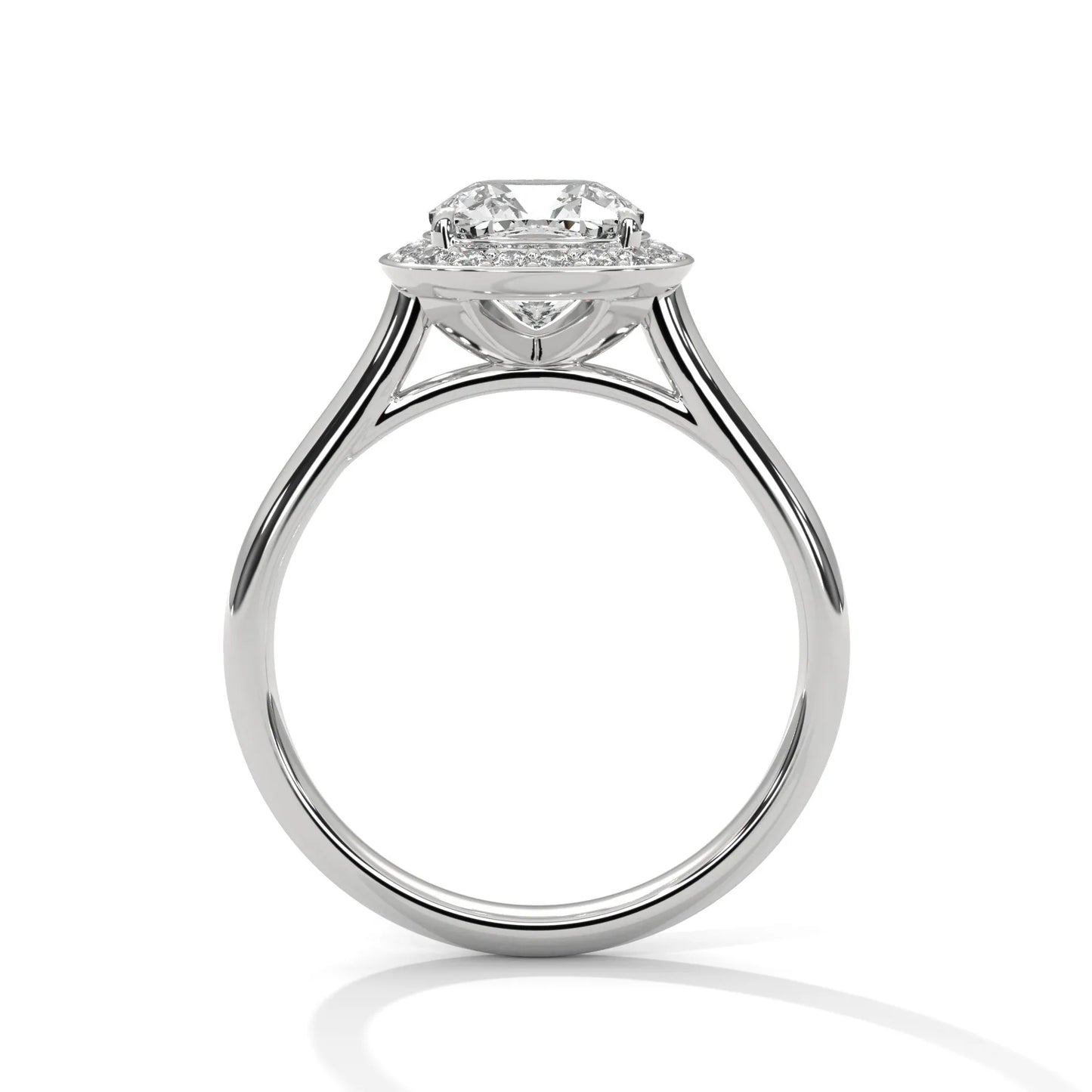 2.20ctw cushion cut moissanite halo solitaire ring 925 sterling silver engagement band