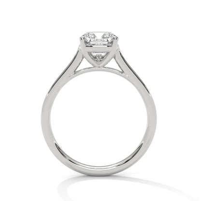 2.0ct Cushion Cut Moissanite Solitaire Ring 925 Sterling Silver Classic Engagement Band